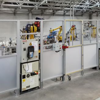 柔性屏（píng）生產線工業鋁型材圍欄